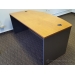 Maple and Grey 71" Bow Front Desk Shell